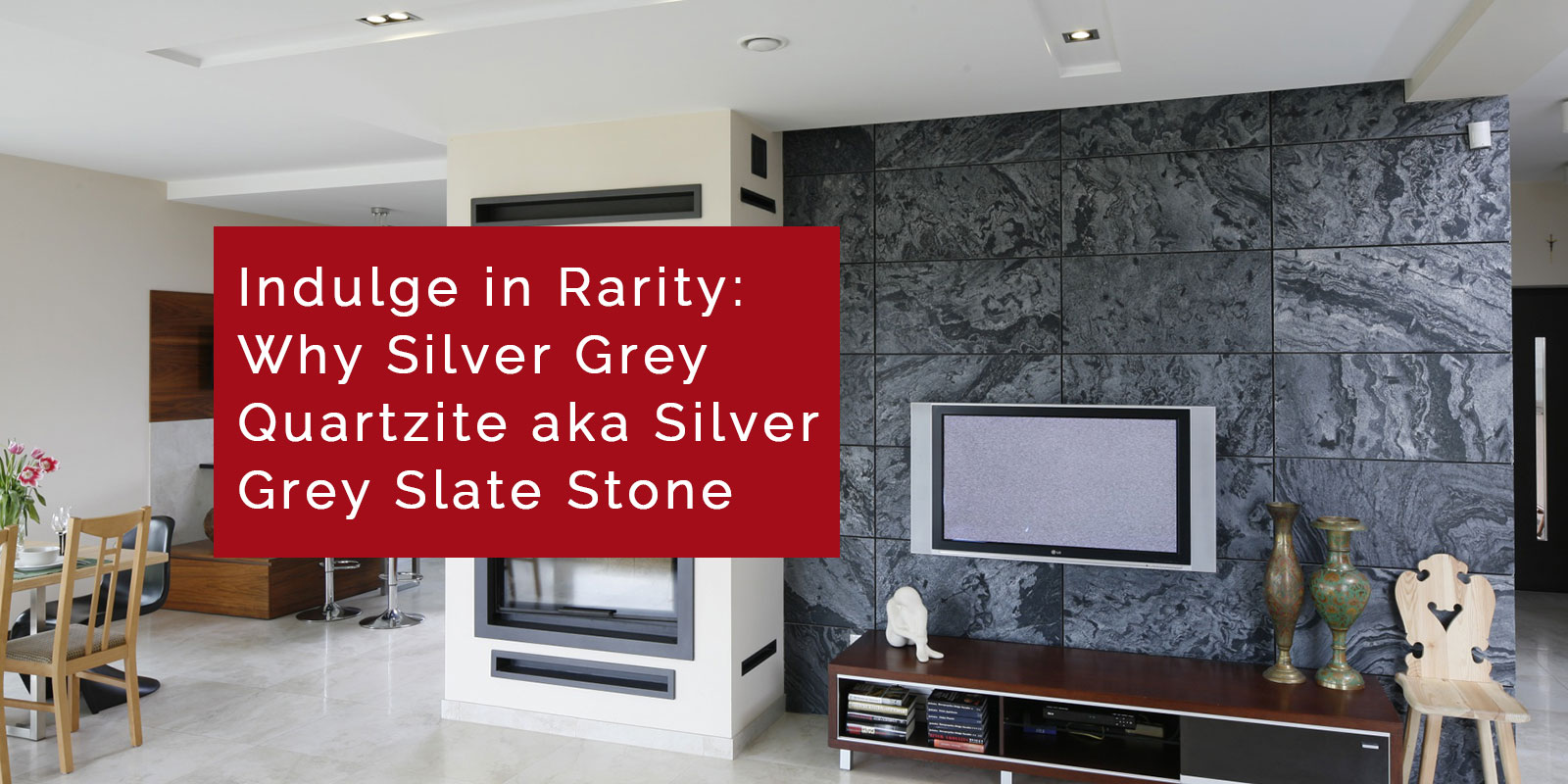 Silver Grey Slate Stone