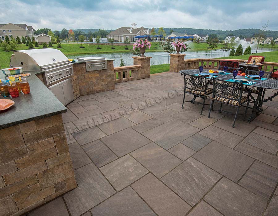 Autumn Brown Sandstone Paving Manufacturers