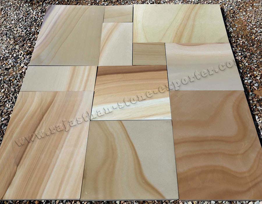 Camel Dust Indian Sandstone Paving Slabs