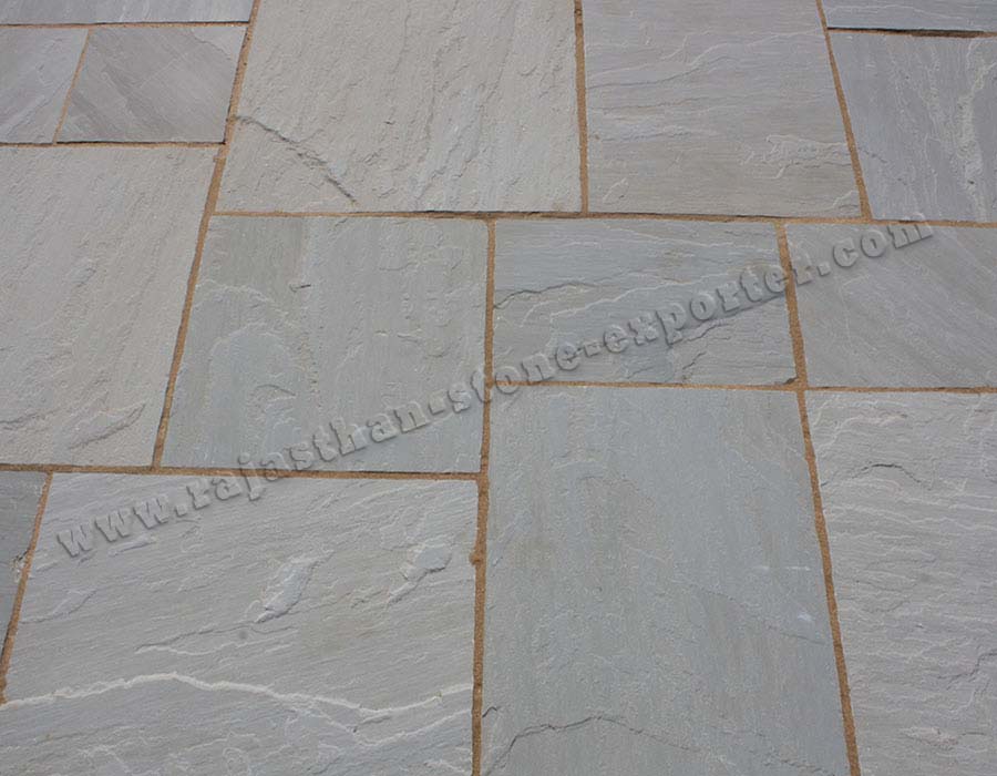 Natural Grey Sandstone Garden Paving