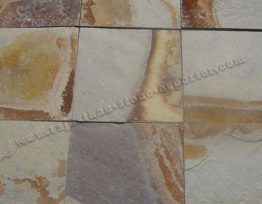 Yellow Rustic Slate Stone Manufacturers